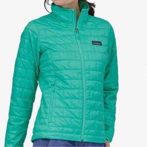 Patagonia Women's teal Nano puffs XL